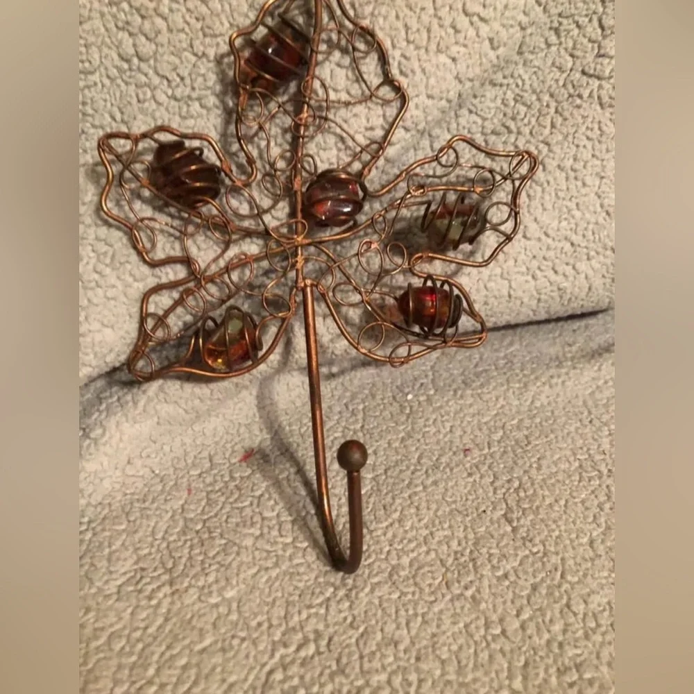 Copper Leaf Wall Hook